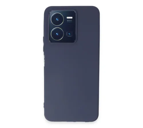 Vivo Y35 Kılıf First Silikon - Lacivert Vivo Y35 Kılıf First Silikon - Lacivert