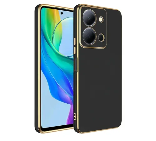 Vivo Y36 Kılıf Volet Silikon - Siyah Vivo Y36 Kılıf Volet Silikon - Siyah