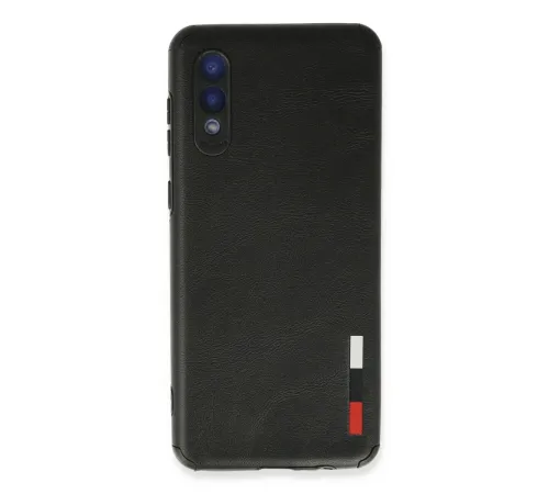 Samsung Galaxy A02 Kılıf Loop Deri Silikon - Siyah Samsung Galaxy A02 Kılıf Loop Deri Silikon - Siyah