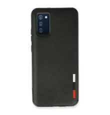 Samsung Galaxy A02S Kılıf Loop Deri Silikon - Siyah
