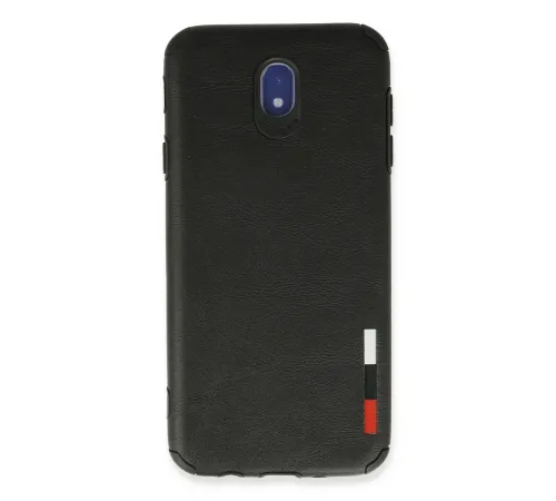Samsung Galaxy J7 Pro / J730 Kılıf Loop Deri Silikon - Siyah Samsung Galaxy J7 Pro / J730 Kılıf Loop Deri Silikon - Siyah