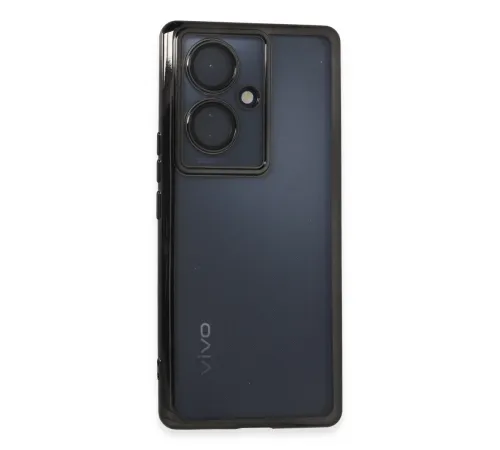 Vivo V29 Lite Kılıf Razer Lensli Silikon - Siyah Vivo V29 Lite Kılıf Razer Lensli Silikon - Siyah
