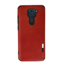 Xiaomi Redmi Note 9 Kılıf Loop Deri Silikon - Kırmızı