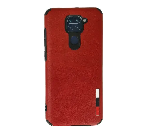 Xiaomi Redmi Note 9 Kılıf Loop Deri Silikon - Kırmızı Xiaomi Redmi Note 9 Kılıf Loop Deri Silikon - Kırmızı