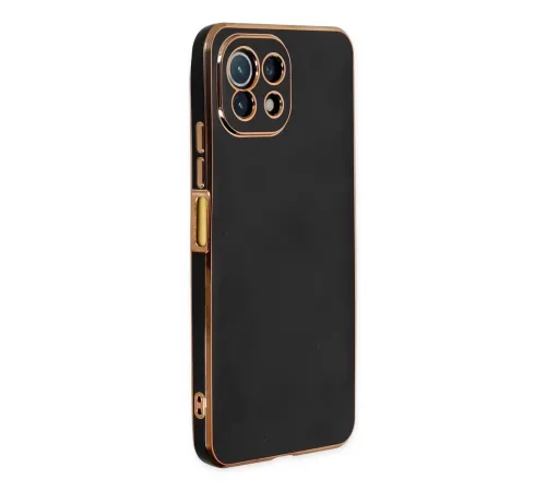 Xiaomi Mİ 11 Lite Kılıf Volet Silikon - Siyah Xiaomi Mİ 11 Lite Kılıf Volet Silikon - Siyah