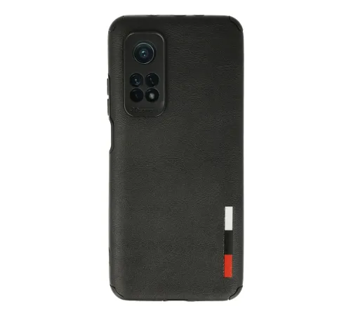 Xiaomi Mi 10T Kılıf Loop Deri Silikon - Siyah Xiaomi Mi 10T Kılıf Loop Deri Silikon - Siyah