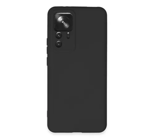 Xiaomi Mi 12T Pro Kılıf Nano içi Kadife Silikon - Siyah Xiaomi Mi 12T Pro Kılıf Nano içi Kadife Silikon - Siyah