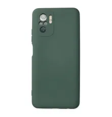 Xiaomi Poco M5s Kılıf Nano içi Kadife Silikon - Koyu Yeşil