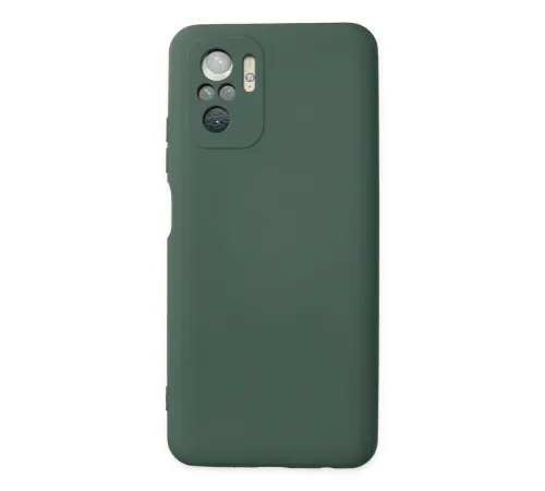 Xiaomi Poco M5s Kılıf Nano içi Kadife Silikon - Koyu Yeşil Xiaomi Poco M5s Kılıf Nano içi Kadife Silikon - Koyu Yeşil