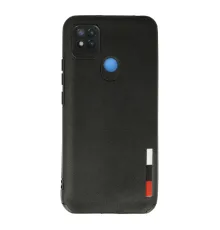 Xiaomi Redmi 9C Kılıf Loop Deri Silikon - Siyah
