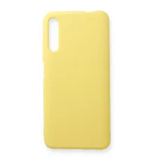 Huawei P Smart Pro / Y9S Kılıf Nano içi Kadife Silikon - Sarı