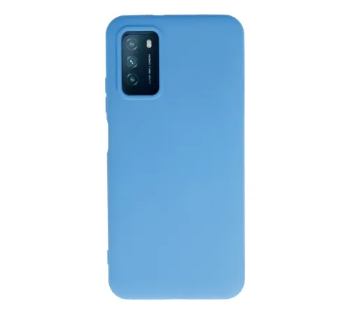 Xiaomi Pocophone M3 Kılıf Nano içi Kadife Silikon - Mavi Xiaomi Pocophone M3 Kılıf Nano içi Kadife Silikon - Mavi