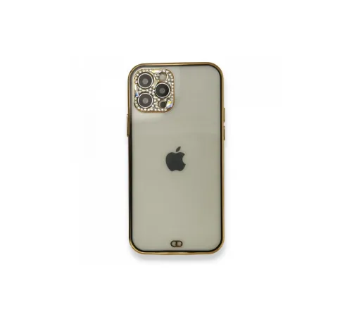 iPhone 12 Pro Kılıf Liva Taşlı Silikon - Siyah iPhone 12 Pro Kılıf Liva Taşlı Silikon - Siyah
