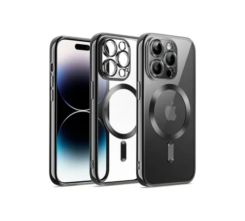 iPhone 12 Pro Kılıf Kross Magneticsafe Kapak - Siyah iPhone 12 Pro Kılıf Kross Magneticsafe Kapak - Siyah
