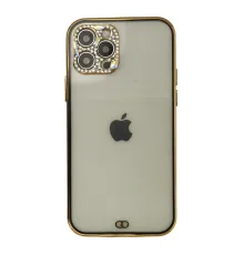 iPhone 12 Pro Max Kılıf Liva Taşlı Silikon - Siyah