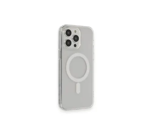 Newface iPhone 13 Pro Max Kılıf Matte Şeffaf Magneticsafe - Şeffaf Newface iPhone 13 Pro Max Kılıf Matte Şeffaf Magneticsafe - Şeffaf