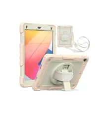 Newface iPad 5 Air 9.7 Kılıf Strap New Tablet Kapak - Pembe