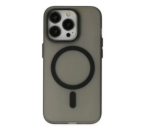 Newface iPhone 13 Pro Max Kılıf Lodos Magneticsafe Mat Kapak - Siyah Newface iPhone 13 Pro Max Kılıf Lodos Magneticsafe Mat Kapak - Siyah