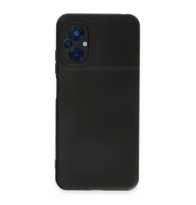 Newface Xiaomi Poco M5 Kılıf Nano içi Kadife Silikon - Siyah