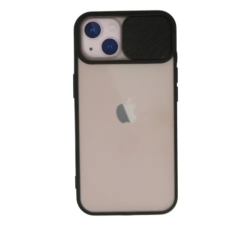 Newface iPhone 13 Kılıf Palm Buzlu Kamera Sürgülü Silikon - Siyah Newface iPhone 13 Kılıf Palm Buzlu Kamera Sürgülü Silikon - Siyah