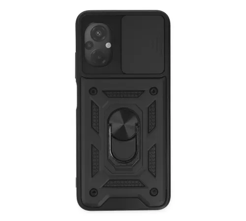 Newface Xiaomi Poco M5 Kılıf Pars Lens Yüzüklü Silikon - Siyah Newface Xiaomi Poco M5 Kılıf Pars Lens Yüzüklü Silikon - Siyah
