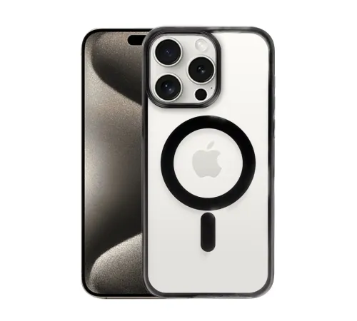 Newface iPhone 15 Pro Max Kılıf Erozi Magsafe Kapak - Siyah Newface iPhone 15 Pro Max Kılıf Erozi Magsafe Kapak - Siyah