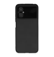 Newface Xiaomi Poco M5 Kılıf Loop Deri Silikon - Siyah