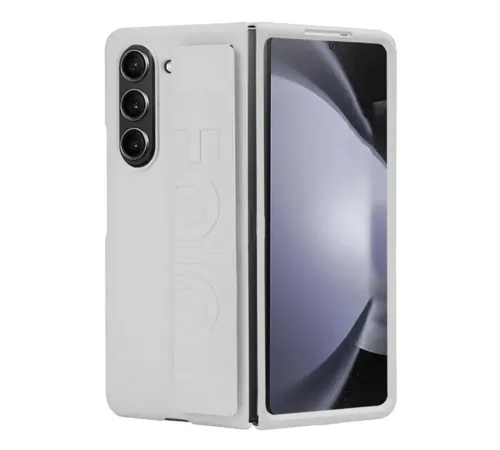 Newface Samsung Galaxy Z Fold 5 Kılıf Data Kapak - Beyaz Newface Samsung Galaxy Z Fold 5 Kılıf Data Kapak - Beyaz