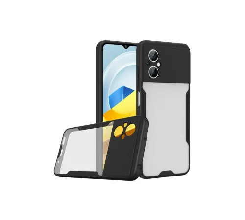 Newface Xiaomi Poco M5 Kılıf Platin Silikon - Siyah Newface Xiaomi Poco M5 Kılıf Platin Silikon - Siyah