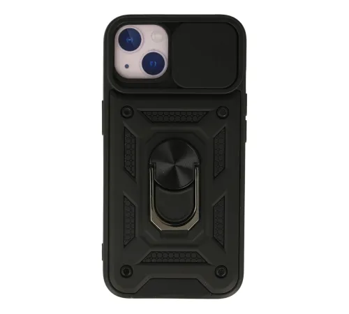Newface iPhone 13 Kılıf Pars Lens Yüzüklü Silikon - Siyah Newface iPhone 13 Kılıf Pars Lens Yüzüklü Silikon - Siyah