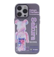 Newface iPhone 12 Pro Max Kılıf Prada Desenli Kapak - Prada Mor - 1