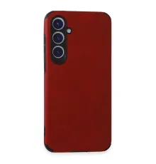 Newface Samsung Galaxy S23 FE Kılıf Loop Deri Silikon - Kırmızı