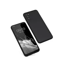 Newface Samsung Galaxy A03S Kılıf First Silikon - Siyah