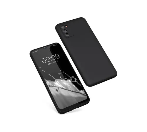 Newface Samsung Galaxy A03S Kılıf First Silikon - Siyah
