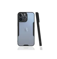 Newface iPhone 13 Pro Kılıf Platin Silikon - Siyah