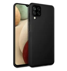 Newface Samsung Galaxy A12 Kılıf First Silikon - Siyah