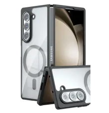 Newface Samsung Galaxy Z Fold 5 Kılıf Blur Fold Magsafe Kapak - Siyah