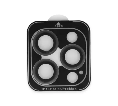Newface iPhone 15 Pro Max Bind Metal Kamera Lens - Siyah