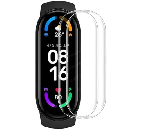 Newface Xiaomi Mi Band 7 Polymer Nano Ekran Koruyucu - Şeffaf Newface Xiaomi Mi Band 7 Polymer Nano Ekran Koruyucu - Şeffaf