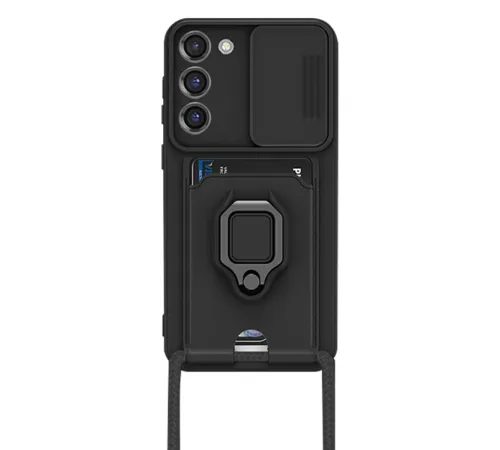 Newface Samsung Galaxy S23 Plus Kılıf Zuma Kartvizitli Yüzüklü Silikon - Siyah Newface Samsung Galaxy S23 Plus Kılıf Zuma Kartvizitli Yüzüklü Silikon - Siyah