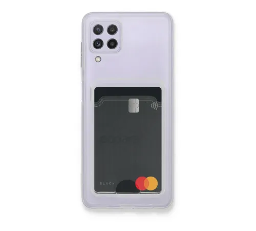 Newface Samsung Galaxy A22 Kılıf Kart Şeffaf Silikon - Şeffaf Newface Samsung Galaxy A22 Kılıf Kart Şeffaf Silikon - Şeffaf