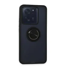 Newface Xiaomi Mi 13T Kılıf Montreal Yüzüklü Silikon Kapak - Siyah