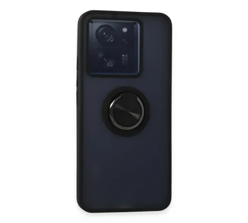 Newface Xiaomi Mi 13T Kılıf Montreal Yüzüklü Silikon Kapak - Siyah Newface Xiaomi Mi 13T Kılıf Montreal Yüzüklü Silikon Kapak - Siyah