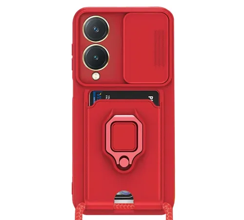 Newface Vivo Y17S Kılıf Zuma Kartvizitli Yüzüklü Silikon - Siyah Newface Vivo Y17S Kılıf Zuma Kartvizitli Yüzüklü Silikon - Siyah