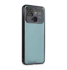 Newface Xiaomi Redmi 10C Kılıf Razer Lensli Silikon - Siyah