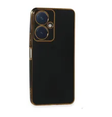 Newface Vivo Y27 Kılıf Volet Silikon - Siyah