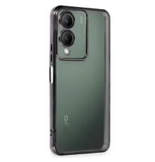 Newface Vivo Y17S Kılıf Razer Lensli Silikon - Siyah