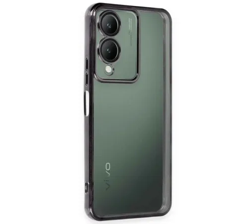 Newface Vivo Y17S Kılıf Razer Lensli Silikon - Siyah Newface Vivo Y17S Kılıf Razer Lensli Silikon - Siyah