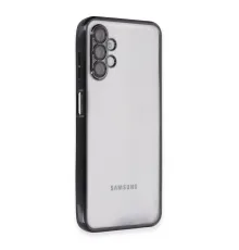 Newface Samsung Galaxy A04S Kılıf Razer Lensli Silikon - Siyah