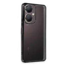 Newface Vivo Y27 Kılıf Razer Lensli Silikon - Siyah